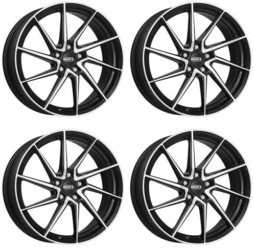 4x jantes en aluminium Dotz Spa dark 7.5Jx17 ET40 5x112