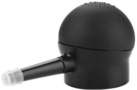 Hair Fiber Applicator Pump Sprayer, Hair Thickening Spray Tool for Hairs Building Fibers, Hairs Extension Nozzle Small Bald Spots Thinning Areas Concealment Colouring Powder Spray Application Atomizer