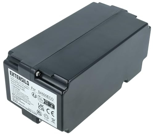 EXTENSILO Akku kompatibel mit Garden Feelings R800Easy Rasenmäher (6,4Ah, 25,2V Li-Ion)
