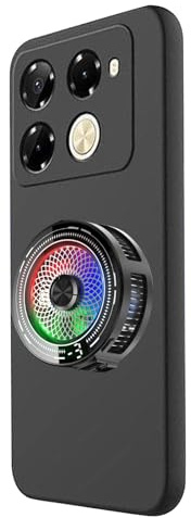 Handy-Kühler Magnetischer Halteclip Mit Temperaturregelung Und | Mobiles Mobiltelefon-Kühlgerät Magnetclip geräuscharme Temperaturkontrolle für Golf Outdoor Auto Zuhause Dame