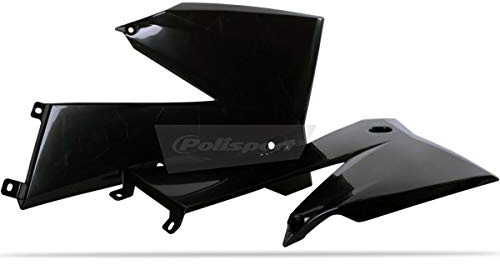 Polisport KTM EXC - 2005-07 - SX,SX-F - 2005-06 - EXC-F,XC,XC-W,XCF-W - 2006-07 - XC-F - 2007 - Radiator Covers Pair Black