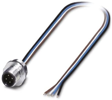 Phoenix Contact SACC-E-M12MS-4CON-PG 9/0.5 VA konfektioniertes Sensorkabel Stecker/offenes Ende, Länge 5m