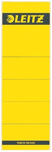 LEITZ Ordner-Ruckenschilder selbstklebend 8,0 cm gelb