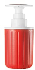 Guzzini Dosasapone Push&Soap Kitchen Active Design, Rosso, 7.2 x h15.7 cm