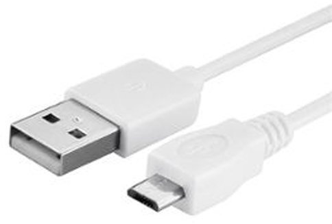 Huawei P8 Lite (2017) Cavo dati Micro USB Bianco 1 metro per ricarica, sincronizzazione e trasferimento dati.