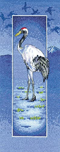 Heritage Crafts Cross Stitch Kit - Crane