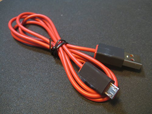 Kopfhörer Line Android Aufladen Line Micro-USB-Kabel für Beats Studio 2.0 Wireless und Solo 2.0/Solo 3.0/Solo HD Wireless Kopfhörer (earmuffes/Kissen) Headset (Draht rot)
