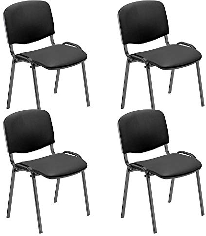 NOWY STYL WCI01-R65Z-BBV019-000228 - ISO 4L-BL V2N Besucherstuhl Iso Leder at/SZ