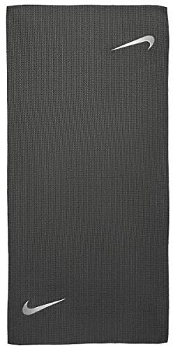 Nike Caddy Golfhandtuch – Golf Towel für Golfbag – Saugstarkes Golfhandtuch zur Schlägerreinigung – Golf Zubehör, Dark Grey/White, One Size