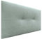 DHOME Cabecero de Polipiel o Tela AQUALINE Pro cabeceros Cabezal tapizado Cama Lujo (Tela Verde Agua, 110cm (Camas 80/90/105))
