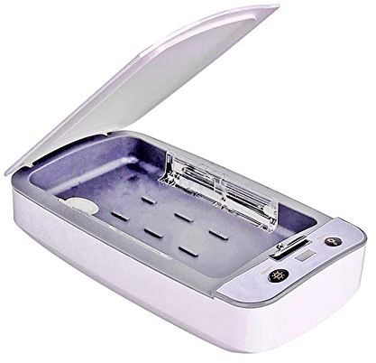 Multifunktionaler Handyreiniger UV Aromatherapie Handy Reinigungsbox Heim Voice Cleaner Elitzia ETGN043 (Weiß)