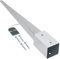KOTARBAU® Support de Poteau a Enfoncer 81 x 81 mm Longueur 750 mm Pied de Poteau Galvanisé à chaud Ancre a Enfoncer pour Poteau Fixation Poteau Bois Support Poteau Bois à Enfoncer