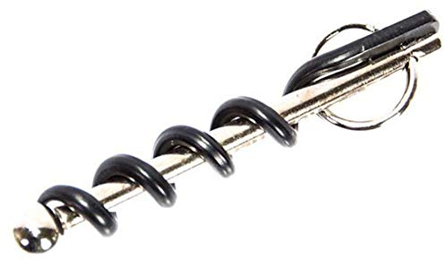 WanBeauty Ouvre-Bouteille Portable en Métal Champagne Vin Tire-Bouchon Fête Porte-clés Outil Utilisé dans La Cuisine Restaurant Château Et Bars Noir