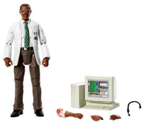 Mattel Jurassic World Toys Amber Collection Ray Arnold - Action figure da 15,2 cm, con braccio rimovibile ispirato al film, cuffie e accessori per computer, regalo da collezione per bambini dagli 8