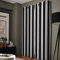 CLZLH Vorhang Blickdicht Ösenschal Verdunkelungsvorhang Digitaldruck 3D Schwarz-weiß schlicht gestreift Gardinen Wohnzimmer Schlafzimmer Thermovorhang Deko Vorhänge 2Er Set 140X260Cm（B X H）
