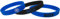 Tris Braccialetti F.C.Inter Prodotto Ufficiale Calcio Serie A. Nero Azzurro. Nuovo Stemma.