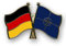 Flaggen Pin Anstecknadel NATO - Deutschland Freundschaftspin Freundschaft Fahne Flagge 22mm