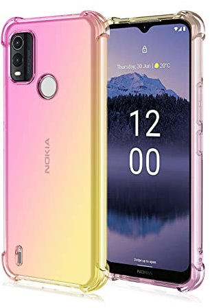 Niaoszhex Hülle für Nokia G11 Plus, TPU-Silikonhülle, Anti-Fall-Softshell, Vier-Ecken-Airbag,Anti-Drop staubdicht Stoßfest Hülle (Rosa Gold)
