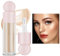 Liquid Highlighter Natural Glow für Gesicht und Körper, Leicht Feuchtigkeitsspendend Highlighter-Makeup für Langanhaltenden Schimmer, Contouring stick Einfach zu Bedienen mit Kissen Applikator