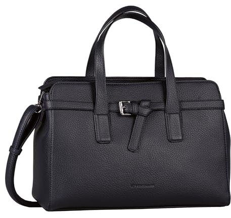 TOM TAILOR Maurine Damen Shopper Umhängetasche Reißverschluss Mittelgroß Blau