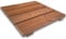 SUNWOOD Pedana doccia 50x50 cm in legno Thermo-Wood interno/esterno, con piedini antiscivolo