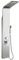 Colonna doccia idromassaggio spazzolata,Pannello Doccia Miscelatore 3 Funzioni Colonna Doccia Set in 304 Inox Sistema Set Doccia con Soffione Fisso,Massaggi,Doccetta e Bocca Vasca(7 * 20 * 140 cm)
