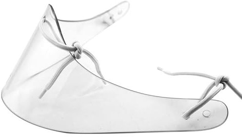 Hockey Neck Guard Jugend, Hockeyhals Guard klares Anti-Fog-Hockeymaske Anti-Kratzer Hockey Neck Guard Jugendliche Erwachsene PC Hockey Torwart Throat Protektor Klassische Sportzubehör