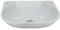 XRB2050 Blanco Lavabo de Baño, Lavabo de Resina Montaje en Pared Fregadero, 42x30x14 cm Lavabo Colgante para Muebles Guardarropa Baños y Aseos B 150cm Desagüe