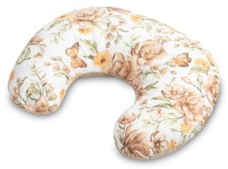 SENSILLO - Amningskudde moon - Amningskudde moon - Ergonomisk kudde för amning och sömn - Överdrag av bomull och sammet, avtagbart och tvättbart - Amningskudde - Beige fyrkant