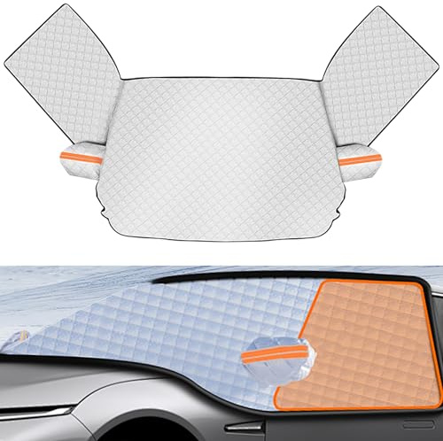 Smaoqingji Cubierta para Parabrisas Frontal - 1 Pieza, Plata, Parasol Coche Delantero, Adecuado para Sedán, Plegable, Protección UV, Protección contra la Nieve, Protección contra el Polvo