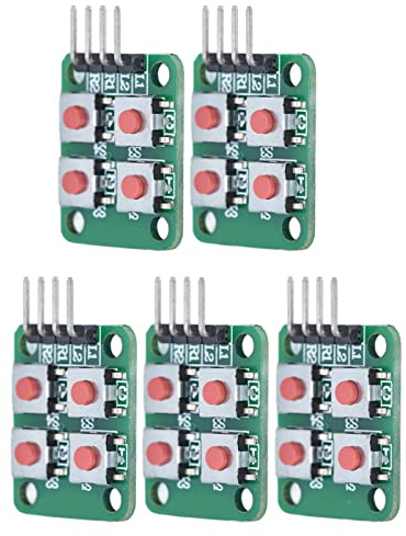 Fafeicy 5-Tastatur-Modul, 6-Tasten-Array-Tastaturmodul, Gute Praktikabilität, Einfache Installation, Kompakte Größe, Hervorragende Elektronische Komponenten, Breite Anwendung, für