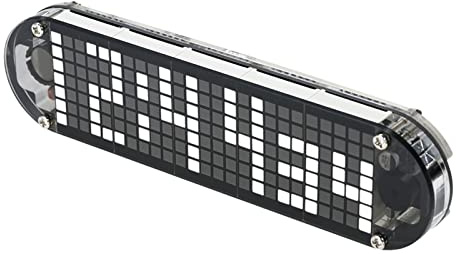 Große LED-Uhr LED Timer-Gym-Trainingsintervall-Gerät Wecker-Kit Hohe Präzision und langlebig DIY. Digital DOT-Matrix-Countdown mit Temperatur-, Datum, Woche Zeitanzeige