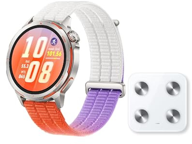 HUAWEI WATCH GT Runner 2 Naranja Smartwatch+Scale 3, Reloj Inteligente, Running GPS Ultra preciso,hasta 14 Días Autonomía, Modo Maratón,Ritmo en Tiempo Real, Diseño Fino en Titanio, VFC, ECG, Pago NFC