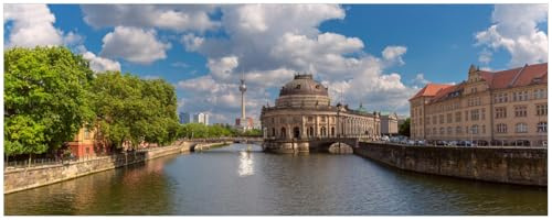 Wallario Küchenrückwand selbstklebend 115 x 50 cm, Motiv: Blick auf Berlin | Spritzschutz abwischbar & pflegeleicht