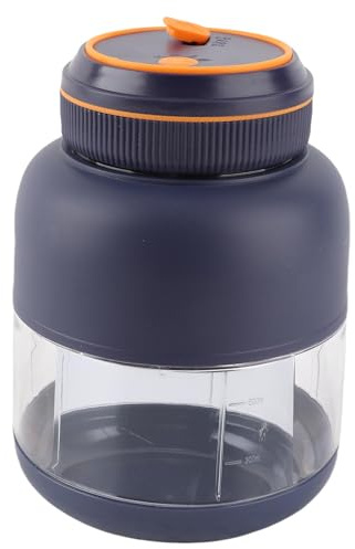 GLOGLOW Licuadora Portátil, Máquina de Frutas de Mano, Batidora Personal, Mini Licuadora con Batería de 1300 MAh y Taza Tritan de 800 Ml para Batidos, Batidos y Jugos (BLUE)