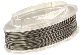 Creative-Beads Edelstahldraht, Stahlseil, 0,5mm, Schmuckdraht für Kette, Armband, nylon ummantelt hautverträglich reißfest, 10m Rolle silber zum Schmuck selbst machen