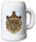 Krug/Bierkrug 0,5l - Herzogtum Sachsen-Coburg und Gotha Wappen Abzeichen #9444