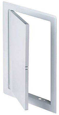 Awenta Puerta de inspección chapa de acero blanco (40 cm x 60 cm)