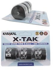 Karakal x-tak Outdoorzelt Griff – Tennis/Squash/Badminton/Tischtennis, schwarz