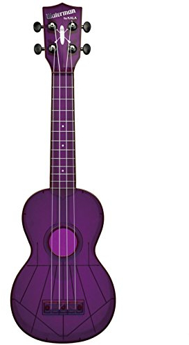 Kala Waterman Sopran Purple Grape fluoreszierend, inkl. Tasche | Ukulele | NEU