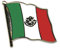 México Pin Bandera Bandera de bandera Pin Badge Button Banderas Andrés