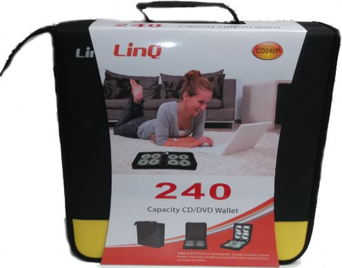 Borsa Raccoglitore Porta Cd Dvd Per DJ 240 Posti LINQ CD240P