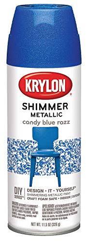 Krylon Shimmer Metallic Spray Paint, 11.5-Ounce, Blue