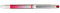 Uni-ball 125997000 0.7 mm Fine Eye Needle Rollerball Pen - Red (Pack of 12)