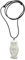 NOVICA Halskette mit Knochen-Anhänger Leder 34,5 cm White Owl Family