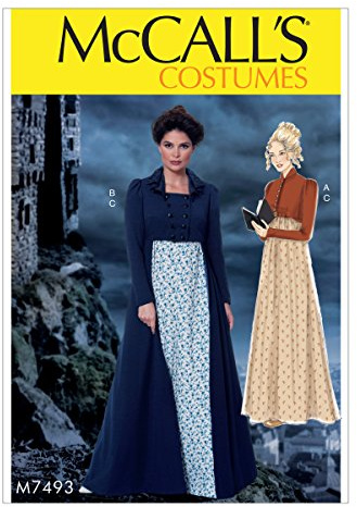 McCall's Patterns 7493 A5,Misses Costumes,Sizes 6-14, Tissue, Multi-Colour, 152 x 213 cm, M7493A50