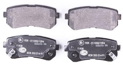 HELLA 8DB 355 014-911 Bremsbeläge - mit akustischer Verschleißwarnung
