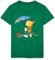 Spreadshirt Janosch Kleiner Tiger Tigerente Mit Schirm Kinder Premium Bio T-Shirt, 98/104 (2 Jahre), Kelly Green