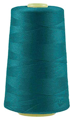 4572m Qualitäts Overlock-Garn Overlock-Nähgarn Oeko-Tex Farbe 821-860, Farbe:A843 dunkles petrol