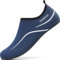 Sixspace Herren Damen Badeschuhe Wasserschuhe Aquaschuhe Strandschuhe Schnell Trocknend Slip on Breathable Schwimmschuhe Surfschuhe für Beach Pool Surfen Yoga Dunkelblau(Lieferantengröße 40 EU)